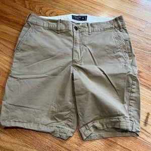 Abercrombie & Fitch Mens size 29 flat front stretch shorts EUC